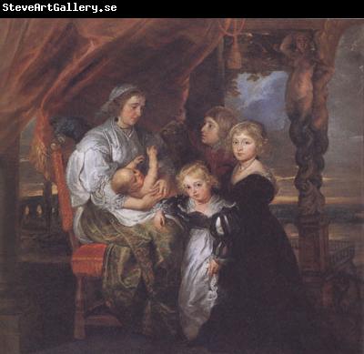 Peter Paul Rubens The Family of Sir Balthasar Gerbier (mk01)